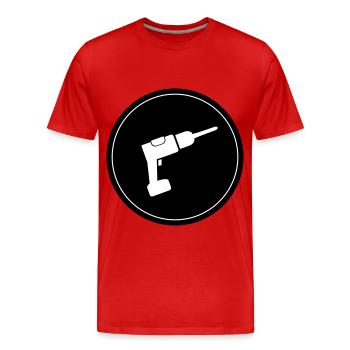 Forer - T-shirt bio Premium Homme - rouge - Devant - Damien (186cm)