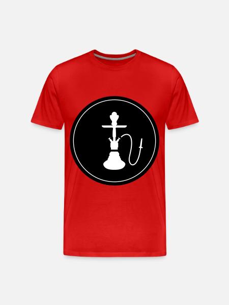 Bong Smoking - Men's Premium Organic T-Shirt - red