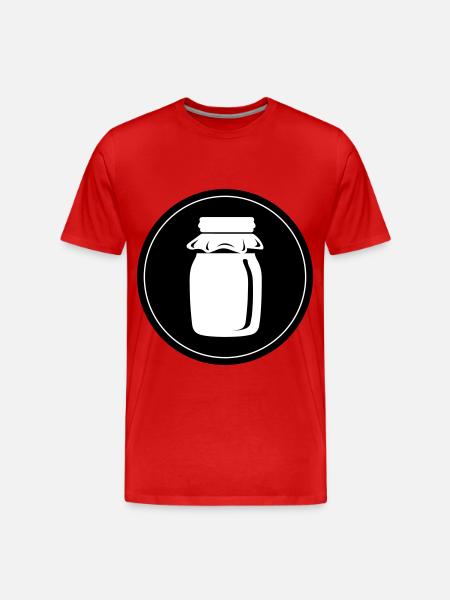 Honey symbol beekeeper - Men's Premium Organic T-Shirt - red