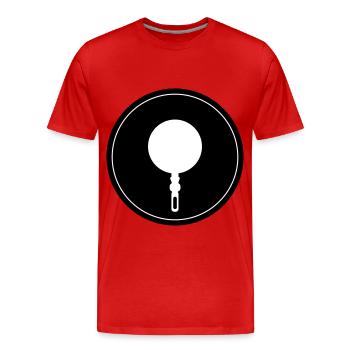Pan Kitchen Chef - Men's Premium Organic T-Shirt - red - Front - Damien (186cm)
