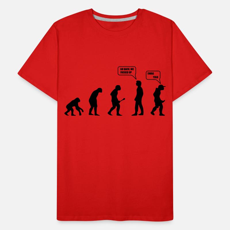 Swag Yolo Evolution T-shirt bio Premium Homme