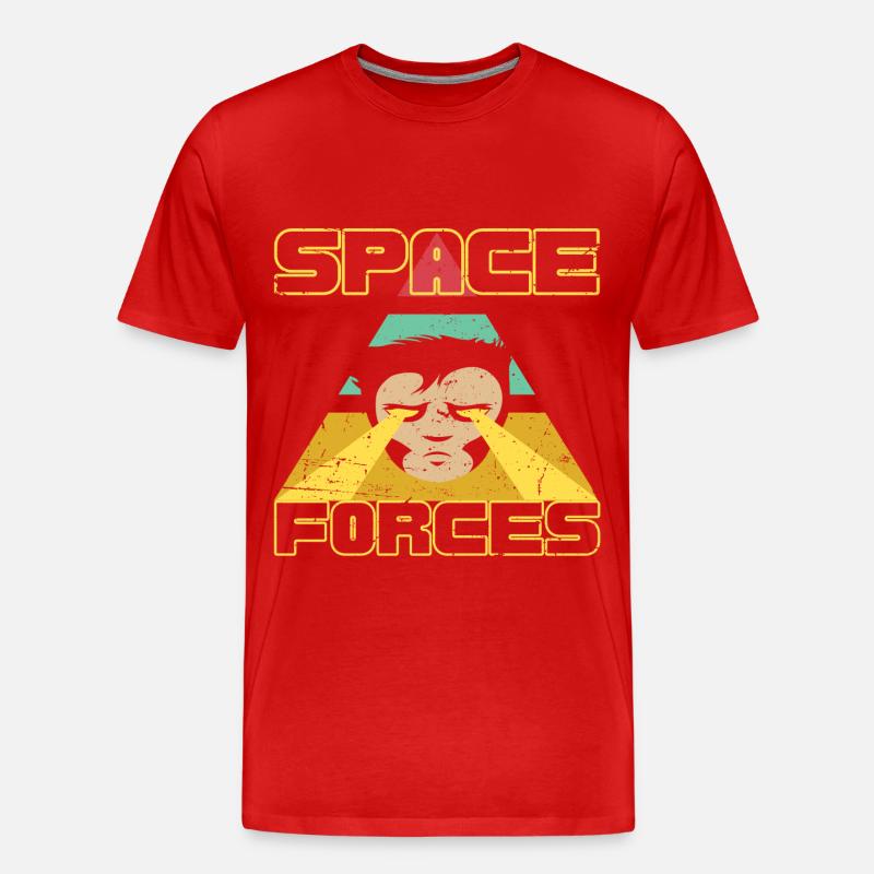 FORCES SPATIALES - T-shirt bio Premium Homme - rouge
