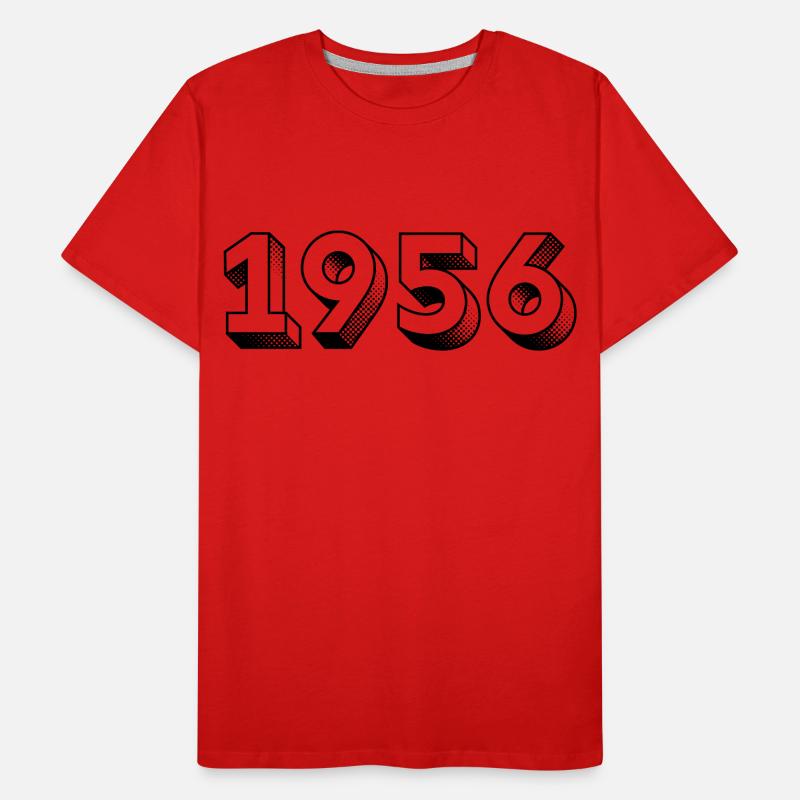 1956 Année de fabrication Idée cadeau T-shirt bio Premium Homme