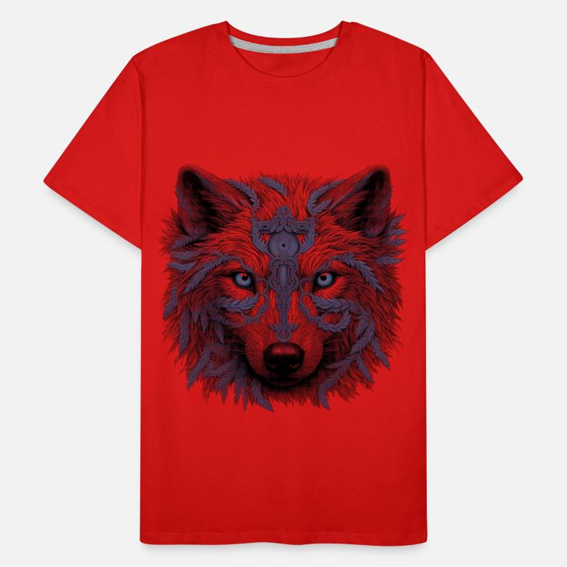 Wolf Men's Premium Organic T-Shirt