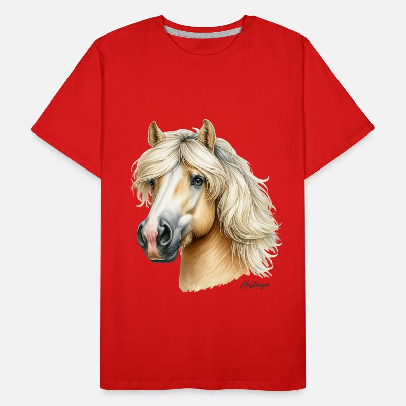 Haflinger Männer Premium Bio T-Shirt