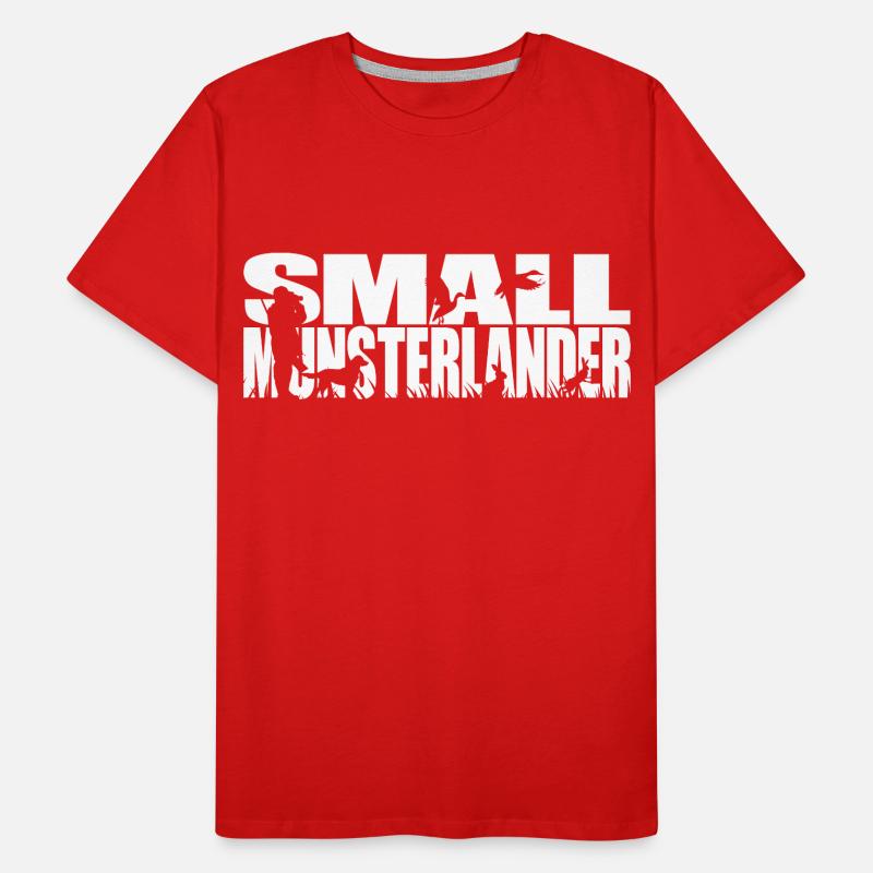 SMALL MUNSTERLANDER Jagdhund Wilsigns Jagdhunde Männer Premium Bio T-Shirt