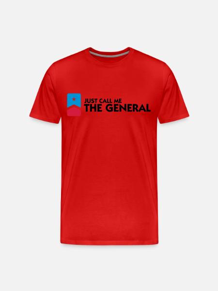 Just call me the General - Men's Premium Organic T-Shirt - red