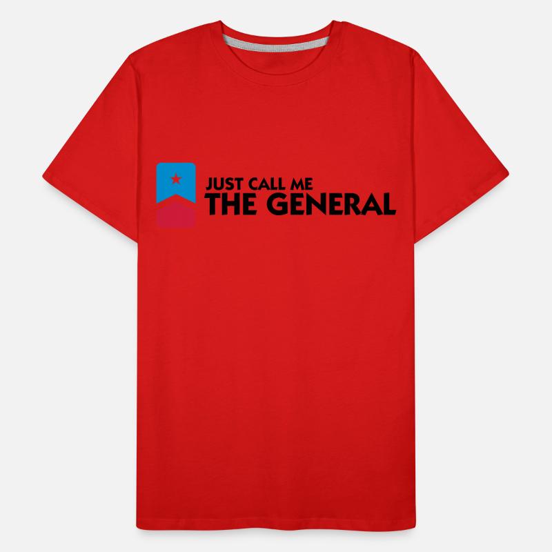 Appelez-moi au général T-shirt bio Premium Homme