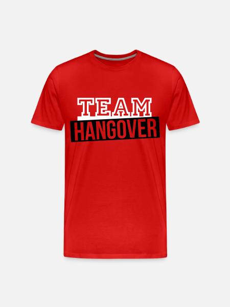TEAM Hangover - Men's Premium Organic T-Shirt - red
