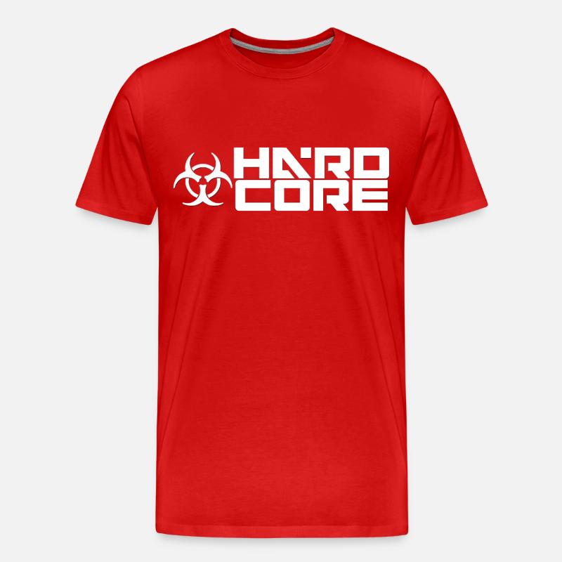 hard-core5 - Men's Premium Organic T-Shirt - red