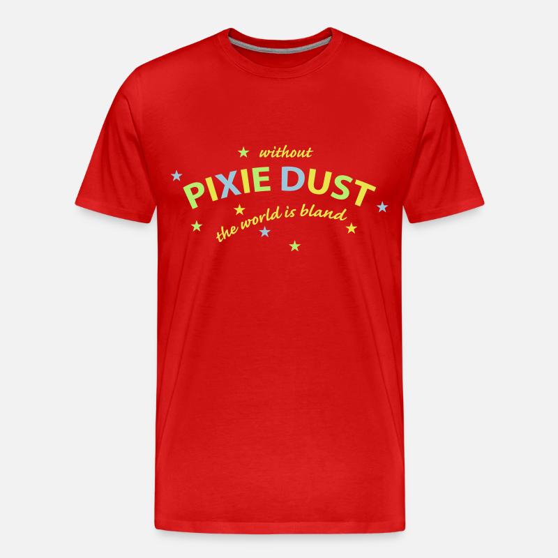 pixie dust (b) - Männer Premium Bio T-Shirt - Rot