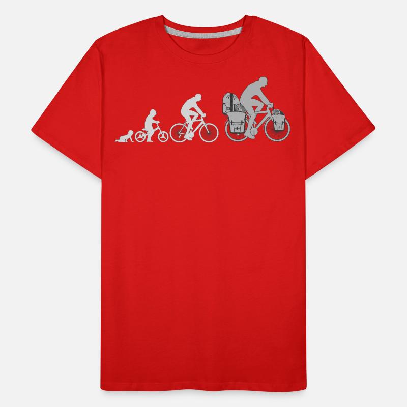 Evolution Cycliste, Cycliste T-shirt bio Premium Homme