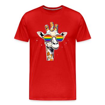 LGBTQ Pride Month - Männer Premium Bio T-Shirt - Rot - Vorne - Damien (186cm)