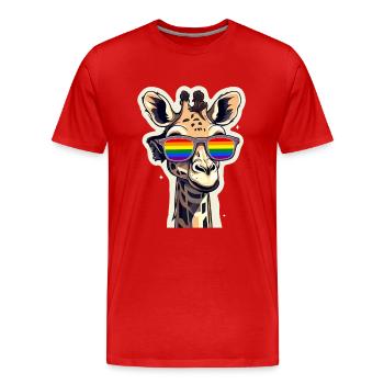 LGBTQ Pride Month - Männer Premium Bio T-Shirt - Rot - Vorne - Damien (186cm)