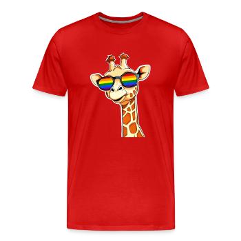 LGBTQ Pride Month - Männer Premium Bio T-Shirt - Rot - Vorne - Damien (186cm)