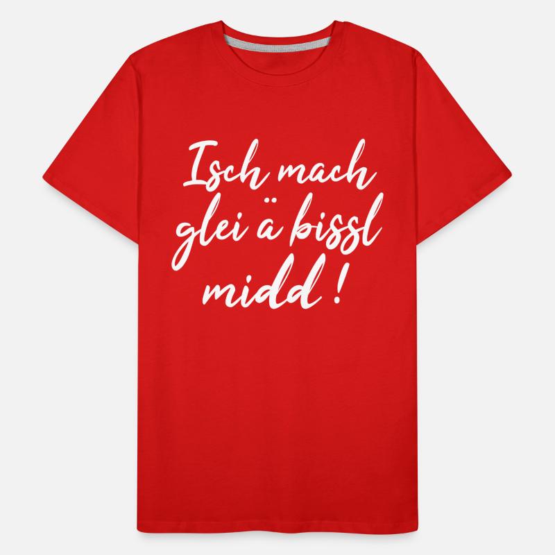 Dialecte saxon ossi T-shirt bio Premium Homme