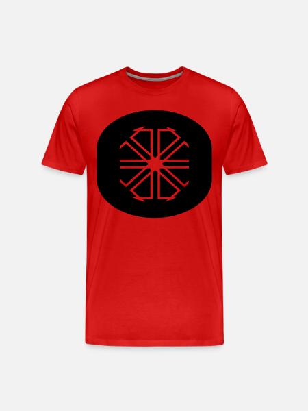 Circular-Decor - Men's Premium Organic T-Shirt - red