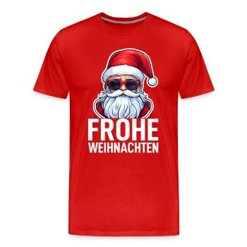 Santa Claus - Men's Premium Organic T-Shirt - red - Front - Damien (186cm)