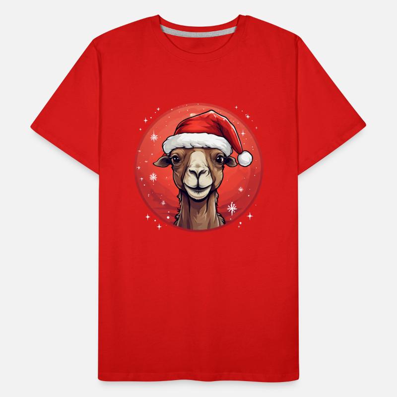 Weihnachten Weihnachtsgeschenk Kamel Männer Premium Bio T-Shirt