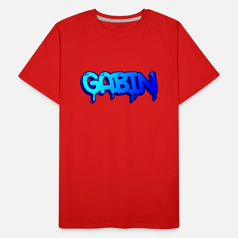 Graffiti first name Gabin Men's Premium Organic T-Shirt