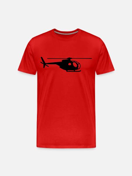 helicopter kids military rc - Men's Premium Organic T-Shirt - red