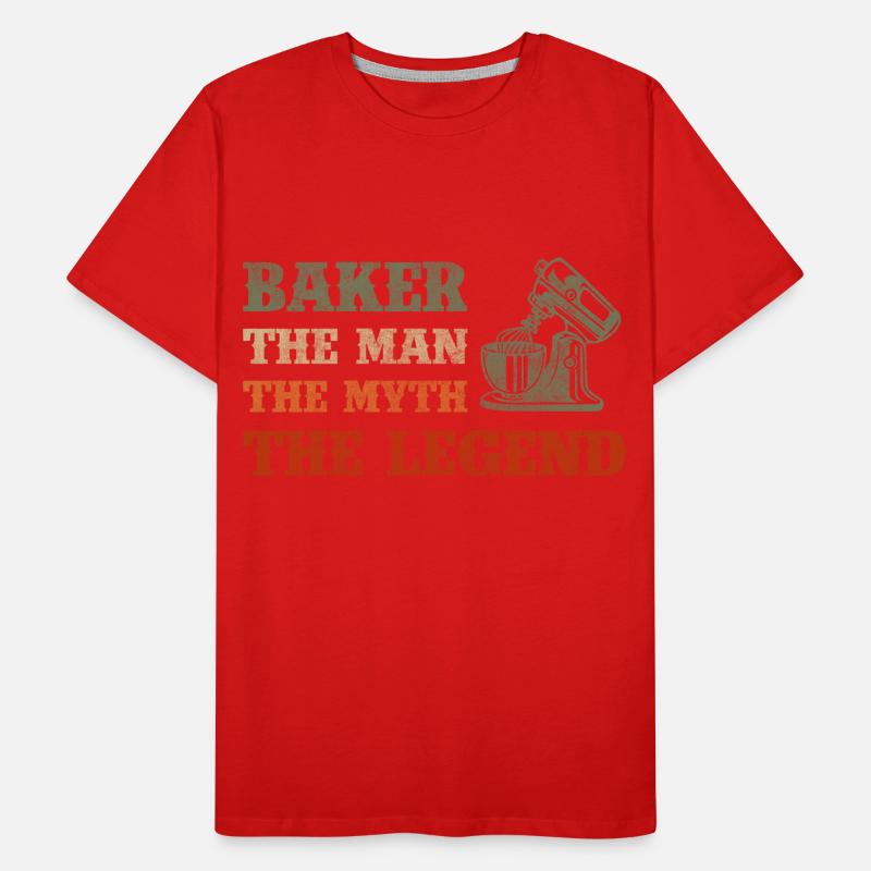 Baking rolls work Men's Premium Organic T-Shirt