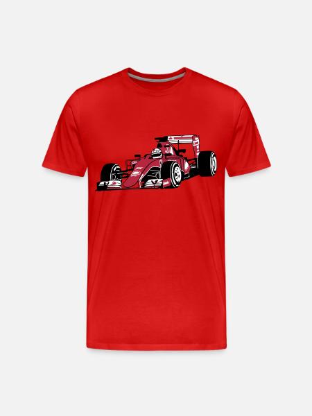 - Motorsports - Men's Premium Organic T-Shirt - red