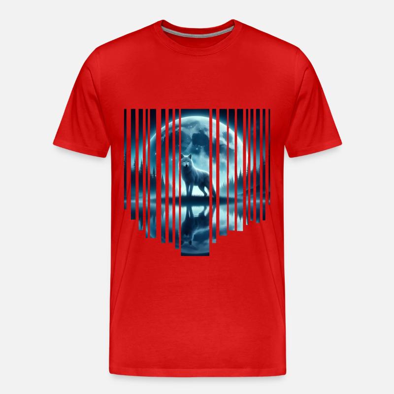 Wolfsmond - Männer Premium Bio T-Shirt - undefined
