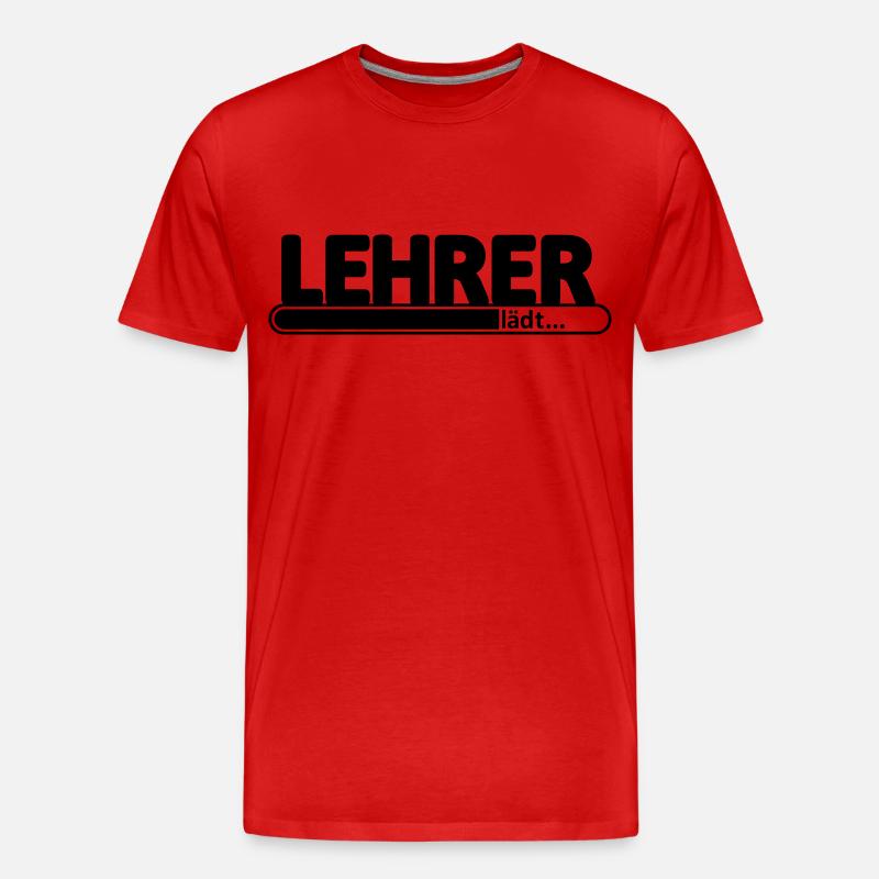 Lehrer // Lehrerin // Referendar // Referendariat - Männer Premium Bio T-Shirt - Rot