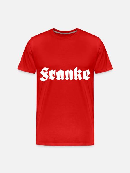 Franke Franken - Männer Premium Bio T-Shirt - Rot