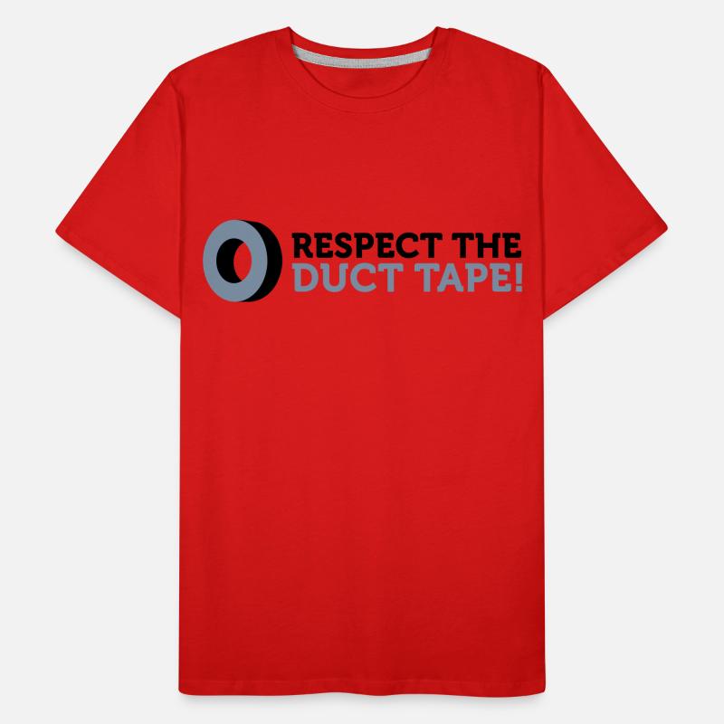 Respektiere das Panzerband! Männer Premium Bio T-Shirt