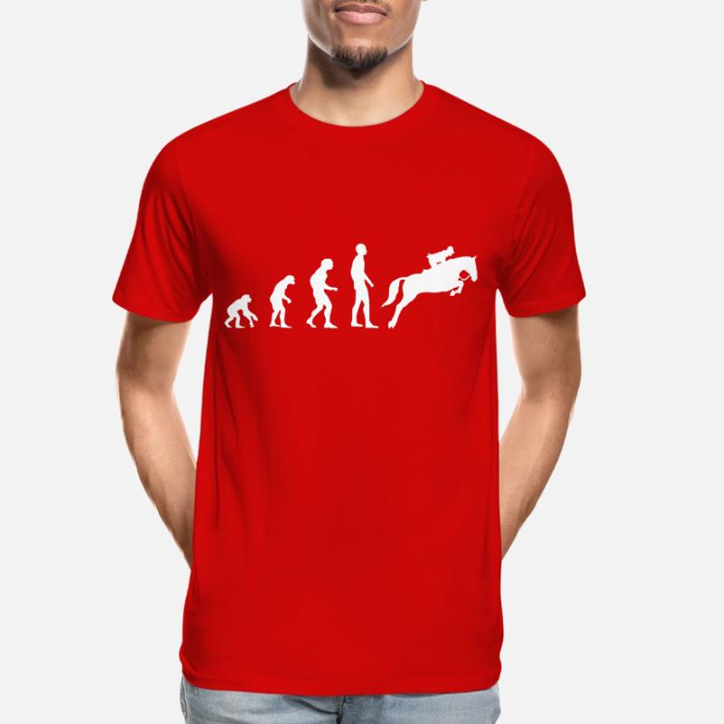 Evolution Saut d'obstacles T-shirt bio Premium Homme