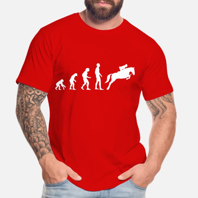 Evolution Saut d'obstacles T-shirt bio Premium Homme