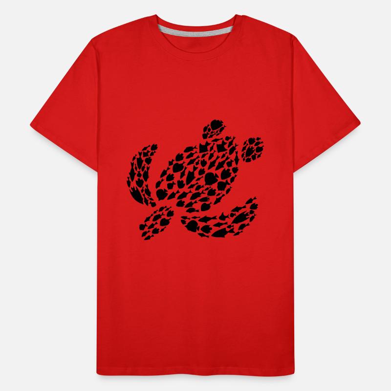 Sea Turtle Sea Ocean Animals Turtle Men's Premium Organic T-Shirt