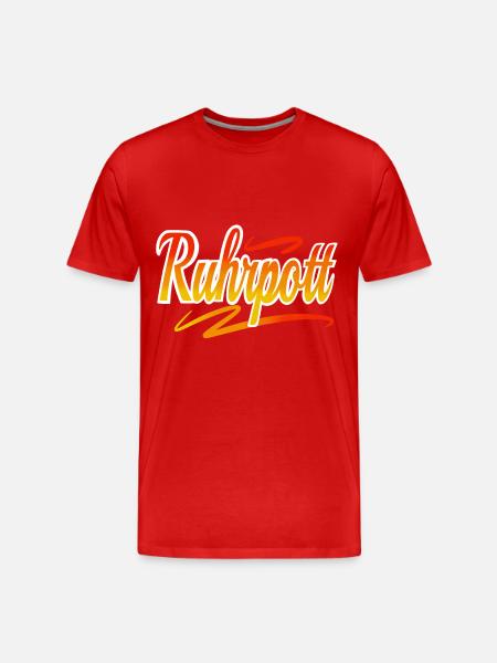 Ruhrpott - Men's Premium Organic T-Shirt - red