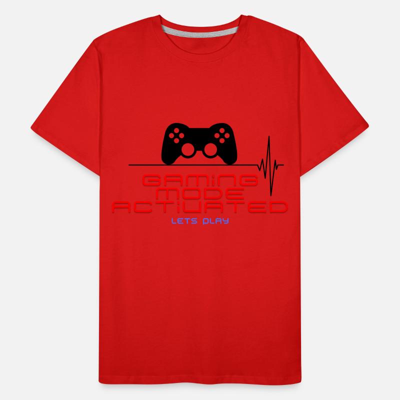 Gaming Mode Active Männer Premium Bio T-Shirt