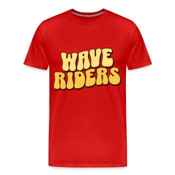 Kitesurf Kitesurfer Kiteboard - T-shirt bio Premium Homme - rouge - Devant - Damien (186cm)