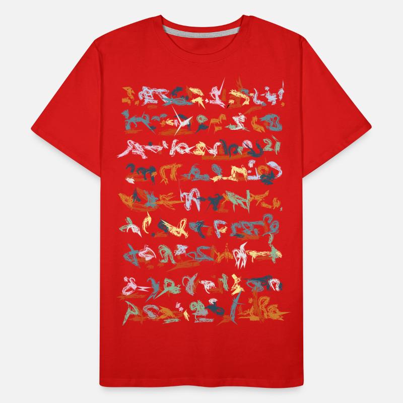 chanson d'amour dans les tableaux T-shirt bio Premium Homme