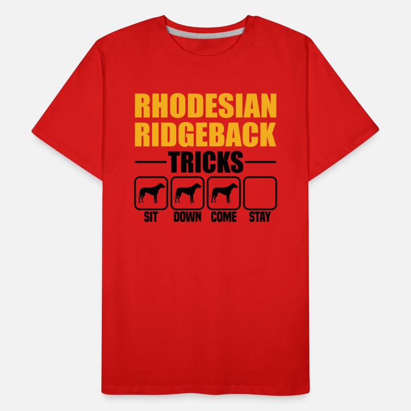 Rhodesian Ridgeback Tricks Männer Premium Bio T-Shirt