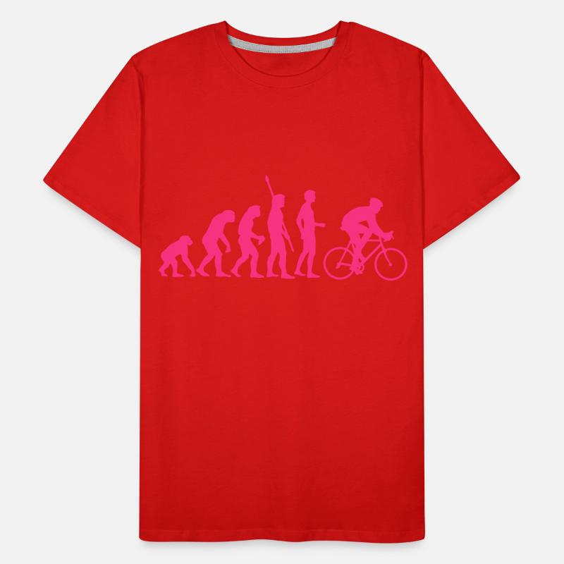 evolution_radfahrer T-shirt bio Premium Homme