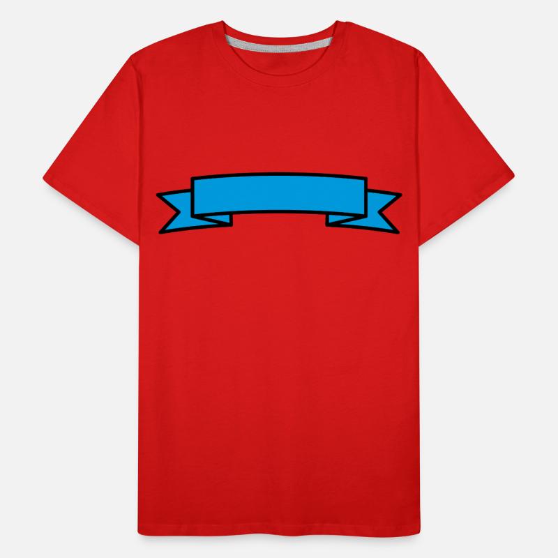 Banner - Insert Text Men's Premium Organic T-Shirt