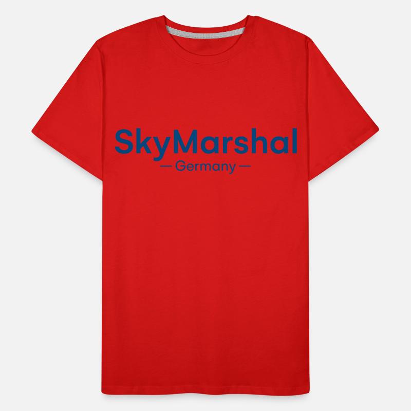 Sky Marshal Germany Luftfahrt Männer Premium Bio T-Shirt