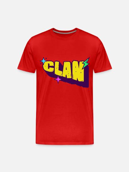Clan - T-shirt bio Premium Homme - rouge