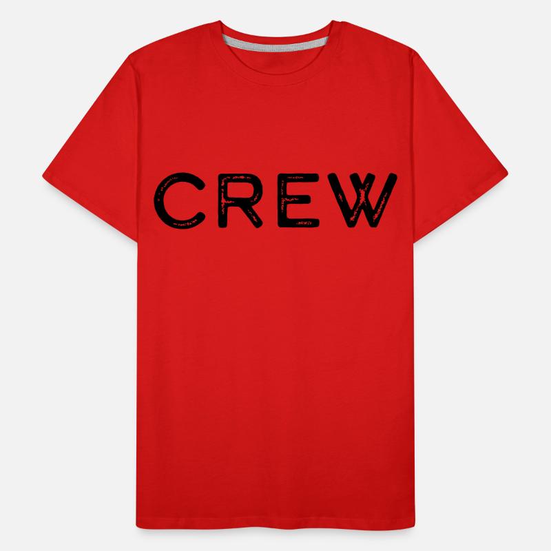 Crew - Team - Gift Idea Men's Premium Organic T-Shirt