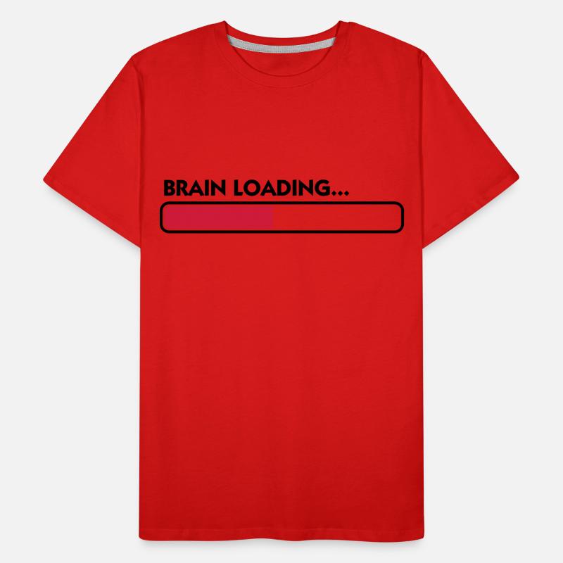 Brain loading Men's Premium Organic T-Shirt