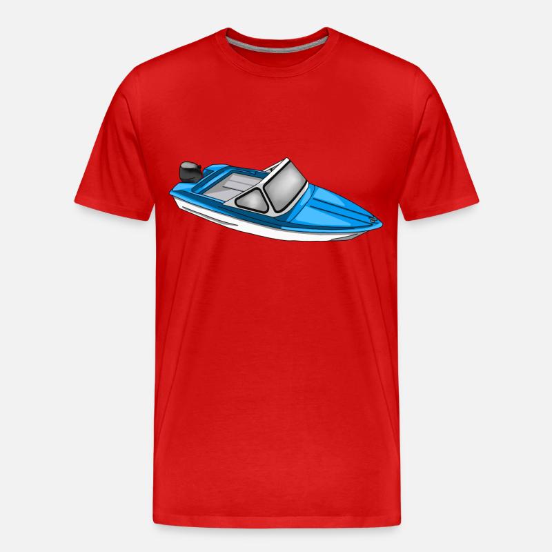Ibis Boot der DDR - Männer Premium Bio T-Shirt - Rot
