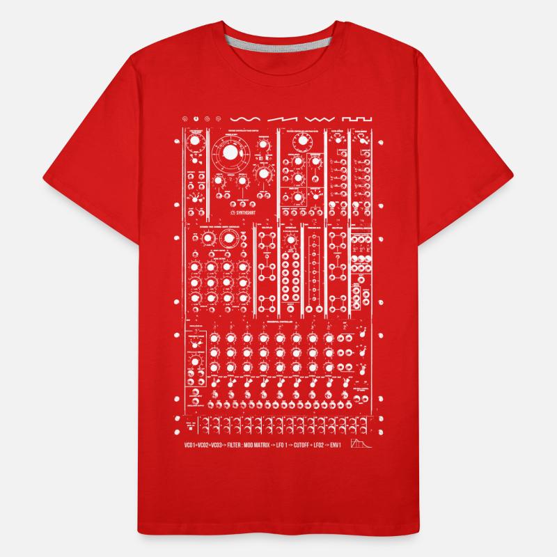 Modular Synth Men's Premium Organic T-Shirt