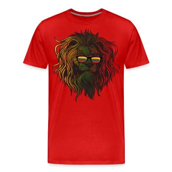 Litauen - Männer Premium Bio T-Shirt - Rot - Vorne - Damien (186cm)
