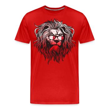 Malta - Men's Premium Organic T-Shirt - red - Front - Damien (186cm)