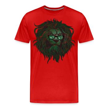 Afrikanische Union - Männer Premium Bio T-Shirt - Rot - Vorne - Damien (186cm)